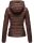 Navahoo Kimuk Damen Steppjacke B348 Schoko Größe XS - Gr. 34