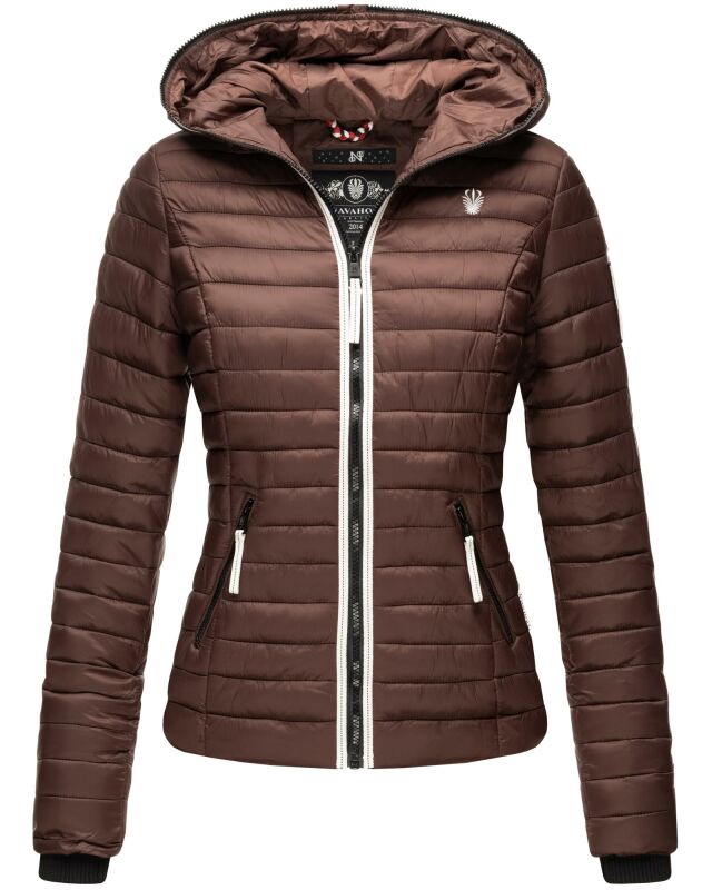 Navahoo Kimuk Princess leichte Damen Steppjacke B811 Schoko Größe XS - Gr. 34