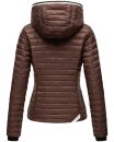 Navahoo Kimuk Princess leichte Damen Steppjacke B811 Schoko Größe XS - Gr. 34