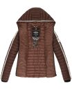Navahoo Kimuk Princess leichte Damen Steppjacke B811 Schoko Größe XS - Gr. 34