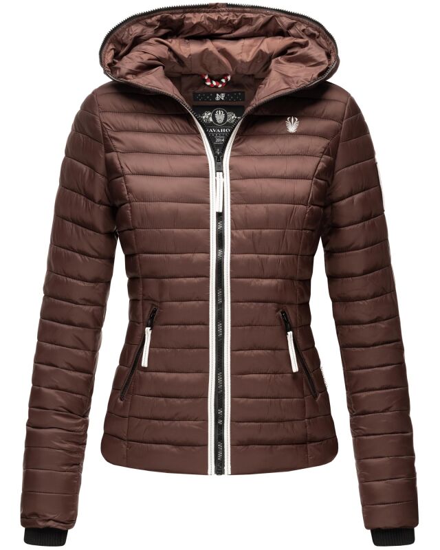 Navahoo Kimuk Princess leichte Damen Steppjacke B811 Schoko Größe XXL - Gr. 44