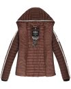 Navahoo Kimuk Princess leichte Damen Steppjacke B811 Schoko Größe XXL - Gr. 44