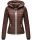 Navahoo Kimuk Princess leichte Damen Steppjacke B811 Schoko Größe XXL - Gr. 44
