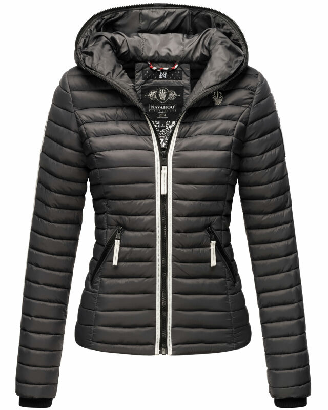Navahoo Kimuk Princess leichte Damen Steppjacke B811 Anthrazit Größe XL - Gr. 42