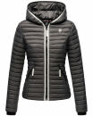 Navahoo Kimuk Princess leichte Damen Steppjacke B811 Anthrazit Größe XL - Gr. 42