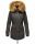 Marikoo La Viva Princess Damen Winterjacke mit Kapuze B813 Anthrazit Größe S - Gr. 36