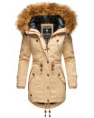 Marikoo La Viva Princess Damen Winterjacke mit Kapuze...