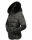 Marikoo warme Damen Winter Jacke gesteppt mit Kunstfell B618 Anthrazit Größe S - Gr. 36