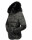 Marikoo warme Damen Winter Jacke gesteppt mit Kunstfell B618 Anthrazit Größe L - Gr. 40