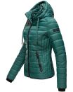 Navahoo Lulana Damen Steppjacke Übergangsjacke B650 Ocean Green Größe S - Gr. 36