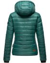 Navahoo Lulana Damen Steppjacke Übergangsjacke B650 Ocean Green Größe S - Gr. 36