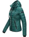 Navahoo Lulana Damen Steppjacke Übergangsjacke B650 Ocean Green Größe L - Gr. 40