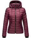 Navahoo Lulana Damen Steppjacke Übergangsjacke B650 Weinrot Größe XS - Gr. 34