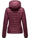 Navahoo Lulana Damen Steppjacke Übergangsjacke B650 Weinrot Größe XS - Gr. 34