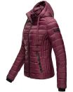 Navahoo Lulana Damen Steppjacke Übergangsjacke B650 Weinrot Größe XXL - Gr. 44