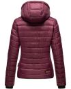 Navahoo Lulana Damen Steppjacke Übergangsjacke B650 Weinrot Größe XXL - Gr. 44
