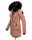 Navahoo Luluna Princess warme Damen Winter Jacke mit Kunstfell B818 Terrakotta-Gr.S