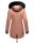 Navahoo Luluna Princess warme Damen Winter Jacke mit Kunstfell B818 Terrakotta-Gr.S
