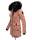 Navahoo Luluna Princess warme Damen Winter Jacke mit Kunstfell B818 Terrakotta-Gr.L