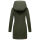 Marikoo Maikoo Damen Mantel mit Kapuze Trenchcoat Jacke B819 Forest Green Größe XL - Gr. 42