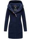 Marikoo Maikoo Damen Mantel mit Kapuze Trenchcoat Jacke...