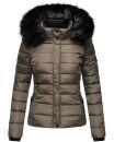 Navahoo Damen Winter Stepp Jacke gefüttert mit Teddyfell B355 Anthrazit Größe XS - Gr. 34