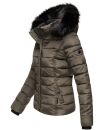 Navahoo Damen Winter Stepp Jacke gefüttert mit Teddyfell B355 Anthrazit Größe XS - Gr. 34