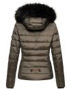 Navahoo Damen Winter Stepp Jacke gefüttert mit Teddyfell B355 Anthrazit Größe XS - Gr. 34