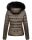 Navahoo Damen Winter Stepp Jacke gefüttert mit Teddyfell B355 Anthrazit Größe XS - Gr. 34