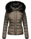 Navahoo Damen Winter Stepp Jacke gefüttert mit Teddyfell B355 Anthrazit Größe S - Gr. 36