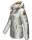 Marikoo Nekoo warm gefütterte Damen Winter Jacke mit Kunstfell B658 Silber Größe M - Gr. 38