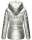Marikoo Nekoo warm gefütterte Damen Winter Jacke mit Kunstfell B658 Silber Größe M - Gr. 38