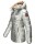 Marikoo Nekoo warm gefütterte Damen Winter Jacke mit Kunstfell B658 Silber Größe XL - Gr. 42