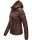 Marikoo Samtpfote leichte Damen Steppjacke B600 Schoko Größe M - Gr. 38