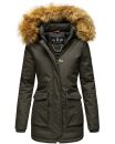Navahoo Schneeengel-Princess Damen Parka Winter Jacke mit Kapuze B826 Anthr.-Gr.XS