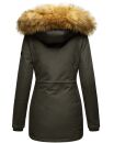 Navahoo Schneeengel-Princess Damen Parka Winter Jacke mit Kapuze B826 Anthr.-Gr.XS
