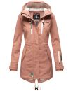 Marikoo Zimtzicke Damen Outdoor Softshell Jacke lang...