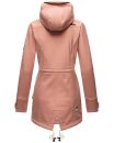 Marikoo Zimtzicke Damen Outdoor Softshell Jacke lang  B614 Terrakotta Größe L - Gr. 40