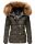 Navahoo Zoja Damen Winter Stepp Jacke Teddyfell Winterjacke B831 Anthrazit-Gr.XS