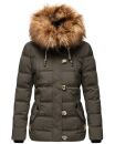 Navahoo Zoja Damen Winter Stepp Jacke Teddyfell Winterjacke B831 Anthrazit-Gr.S