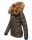 Navahoo Zoja Damen Winter Stepp Jacke Teddyfell Winterjacke B831 Anthrazit-Gr.S