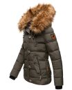 Navahoo Zoja Damen Winter Stepp Jacke Teddyfell Winterjacke B831 Anthrazit-Gr.M