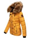 Navahoo Zoja Damen Winter Stepp Jacke Teddyfell Winterjacke B831 Gelb-Gr.XS