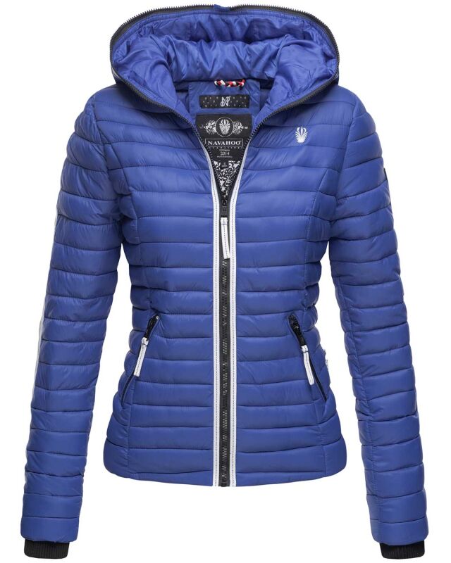 Navahoo Kimuk Princess leichte Damen Steppjacke B811 Jeans Blau Größe XXXL - Gr. 46
