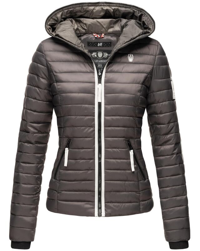 Navahoo Kimuk Princess leichte Damen Steppjacke B811 Anthrazit Größe XXXL - Gr. 46
