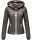 Navahoo Kimuk Princess leichte Damen Steppjacke B811 Anthrazit Größe XXXL - Gr. 46