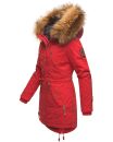 Marikoo La Viva Princess Damen Winterjacke mit Kapuze B813 Rot Größe XS - Gr. 34