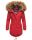 Marikoo La Viva Princess Damen Winterjacke mit Kapuze B813 Rot Größe XS - Gr. 34