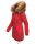 Marikoo La Viva Princess Damen Winterjacke mit Kapuze B813 Rot Größe XS - Gr. 34