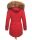 Marikoo La Viva Princess Damen Winterjacke mit Kapuze B813 Rot Größe XS - Gr. 34